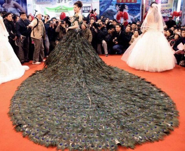 million dollar Chinese wedding dress